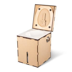 MiniLoo HDYRO composting toilet DIY kit with fan 5V white