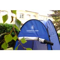 Pop-up Zelt, Umkleidezelt, Toilettenzelt, Duschzelt 120x120x190cm für Outdoor, Camping, Angeln, Strand, inkl. Tragetasche